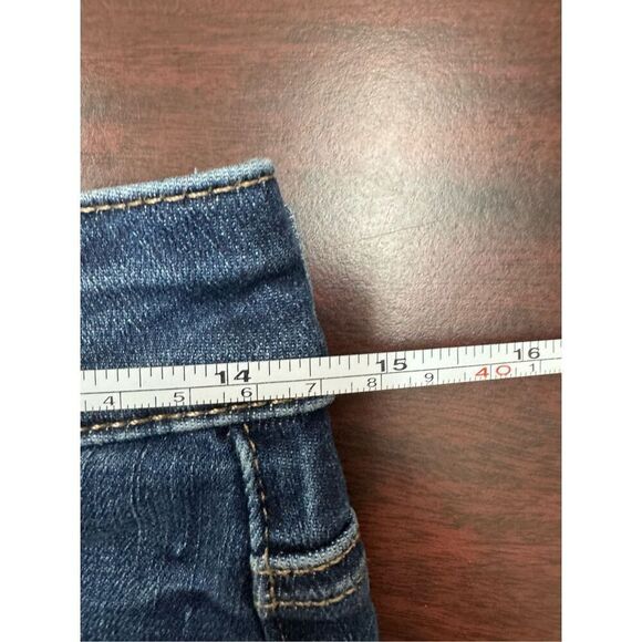 American Eagle Next Level Stretch Hi-Rise Denim Mini Skirt Size 4 - Picture 7 of 9